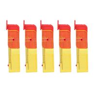 SIXRUN Découseurs Pliables, Dissolvant de Fil Portable pour Travaux Manuels, Couture - 5 Pièces, Outil Découseur en Acier pour les Amateurs de Couture, Jaune