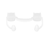 SIXRUN Dents de en Plastique + Silicone avec Perles de Réparation Dentaire, Accessoires de Costume Non Toxiques et Hygiéniques pour une Ambiance Effrayante
