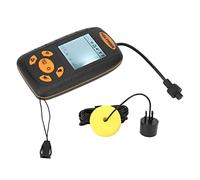 SIXRUN Détecteur de Poisson Portable avec Sonde Sonar, Profondeur de 328 | Angle de faisceau de 45 °, sensibilité à 5 niveaux, alerte d\'alarme, pêche sur glace en bateau-kayak, écran LCD, lanière