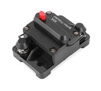 SIXRUN Disjoncteur 60 A AMP, Support de Réinitialisation de Fusible DC étanche, Plastique Thermique, Protège les Circuits Auxiliaires pour Camions, Camping-cars et Yachts