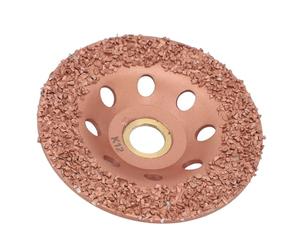 SIXRUN Disque de Parage des Sabots, Meule de 100mm Revêtue de Ti pour Sabots Durcis, avec Calibre D'Installation de 16mm pour Bovins Chevaux Moutons Porcs