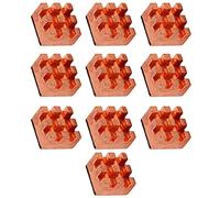 SIXRUN Dissipateur de Chaleur en Laiton, P8x5x8 pour un Refroidissement | Conductivité thermique élevée, Matériau résistant à la rouille, Installation facile à décoller et à coller, Compatible avec
