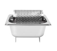 SIXRUN Distributeur de Rouleau de Beurre en Acier Inoxydable, pour Petits | Tête en Acier Lavable au Lave Vaisselle, Chauffe sur le Gril pour Fondre, Répartition Uniforme du Beurre sur ou Petits Pains