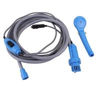 SIXRUN Douche de Camping Extérieure Portable avec Sortie d'eau 3D 2,5 L/Min Pompe étanche pour Camping Lavage de Voiture Soins des Animaux Domestiques