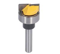 SIXRUN Embout de Nettoyage Inférieur à Tige de 1/4 Po, Pointe en Alliage pour Mortaiser les Charnières Propres dans les Projets de Menuiserie, 1 X Mèche de Toupie