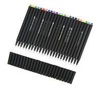 SIXRUN Ensemble de 24 Stylos de Couleur Fineliner, Marqueurs à Pointe Fine pour Créations Artistiques, Aquarelle, 24 Pièces pour Artistes, Designers, Plastique/6,2 Pouces