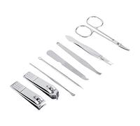 SIXRUN Ensemble de -ciseaux à Ongles en Acier Inoxydable, Durable et Portable pour la Maison et les Voyages, Rouge 2.5 * 4.3 * 0,6 Pouces (BLACK)