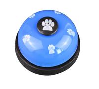 SIXRUN Ensemble de Cloches de Dressage pour Chiens, 2 Pièces, avec Base Antidérapante, Outil de Communication élégant pour L'entraînement aux Toilettes des Animaux de Compagnie, Blanc et Bleu (Blanc
