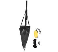 SIXRUN Ensemble de Flotteurs D'ancre de Bateau 24 Pouces, Robuste pour Stabiliser Les Kayaks et Canots de Pêche, PVC Orange (Black)