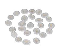 SIXRUN Ensemble de Pierres Runiques en Cristal de Fabrication Soignée pour la Guérison des Cristaux et L'énergie Positive, Paquet de 25 Pièces pour la Collection de Sorcellerie et le Soulagement du