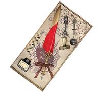 SIXRUN Ensemble de Stylos à Plume au Design Exquis avec une Expérience D'écriture Fluide, Coffret Cadeau D'outils de Calligraphie Rétro pour Fournitures de Bureau, Cadeaux de Stylos à Plume pour les