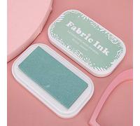 SIXRUN Ensemble de Tampons Encreurs pour Tampons en Papier, Tissu, Bois, Peinture sur Bois, 1 Pièce, Tampon Encreur pour les Amateurs D'artisanat D'art, Vintage et Brillant, Bricolage (BD-260 Céladon)