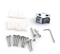 SIXRUN Ensemble D'outils de Salle de Bain Robuste, Porte-savon Pratique pour un Décor de Salle de Bain Bien rangé, 6 Pièces