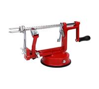 SIXRUN Éplucheur et Découpeur de Pommes en Acier Inoxydable, Robuste avec Base à Ventouse Puissante, éplucheur de Fruits pour Pommes, Poires, Pommes de Terre, Compatible avec