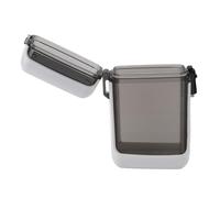 SIXRUN étui à Cigarettes en Plastique Support de la Boîte à Cigarettes étui à Cigarettes Transparent étanche avec Corde étui à Cigarettes Transparent (WHITE)