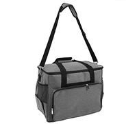SIXRUN Étui pour Machine à Coudre à Large Ouverture avec Sangle Réglable et Poche Latérale, Coussin rembourré pour la Protection, pour Transporter la Machine Coudre et Les Accessoires, Parfait pour
