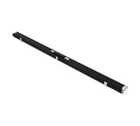 SIXRUN Étui Rigide pour Queue de Billard, étui de Transport en Alliage d'aluminium à Double Fente pour Billard Anglais, 8 Petites Têtes de Billard, étui pour Queue de Billard (Black)