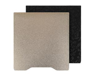 SIXRUN Feuille PEO PEI, Plate-forme d' Flexible pour Imprimantes 3D Hi Combo, Haute Température 300 °C, Adhérence Texturée pour PLA et PETG