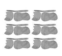 SIXRUN Feuilles de Toile en Maille Plastique pour un Artisanat Facile, 6 Pièces, Matériau Noir Durable, Parfait pour la Fabrication de Sacs et la Broderie