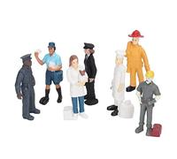 SIXRUN Figurine de Personnes aux Couleurs Vives, Modèle de Personnes de Travail pour Un Jeu Imaginatif, en PVC, 7 Pièces pour Enfants