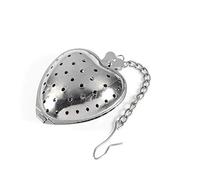 SIXRUN Filtre à Passoire à thé en Forme de Cœur D'amour en Acier Inoxydable pour Infusion de thé pour la Cuisine et le Bureau, Passoire Durable et Mignonne pour les Amateurs de