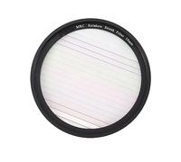 SIXRUN Filtre à Stries de Couleur, Verre Optique, Filtre d'objectif d'appareil Photo pour la Photographie de Nuit, pour les Films et les Mariages pour les Appareils Photo Micro SLR (58MM)