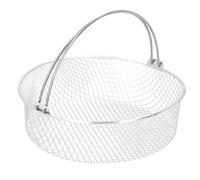 SIXRUN Friteuse sans Huile, Panier à Friture en Acier Inoxydable, Design, Ustensile de Cuisine Multifonction avec Chauffage Uniforme avec Passoire pour Frites