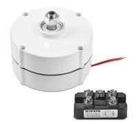 SIXRUN Générateur à Aimant Permanent triphasé de Haute qualité 400 W pour Usage Résidentiel avec Contrôleur, Production D'énergie Efficace pour Petits Appareils, Alliage D'aluminium, 12 V (Avec