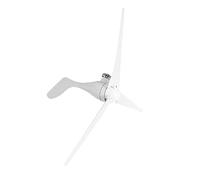 SIXRUN Générateur éolien 500W 24V, Kit D énergie éolienne à 3 Pales en | Pales en Plastique renforcé de Fibre de Verre, Diamètre de 1,2 M, Fonctionnement à Faible Bruit, pour Utilisation Terrestre