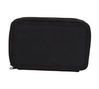 SIXRUN Grande Trousse à Crayons avec Fermeture éclair de qualité Supérieure pour L'organisation de la Papeterie, étudiants en Polyester Gris (Black)