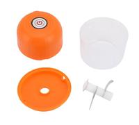 SIXRUN Hachoir à Ail électrique 260ML, Hachoir Multifonctionnel à 3 Lames pour Gingembre, Oignon et Noix (ORANGE)