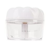 SIXRUN Hachoir à Ail Polyvalent avec Cordon de Serrage, Hachoir à Ail, ABS, Acier Inoxydable, 3,5x2,8 Pouces (WHITE)