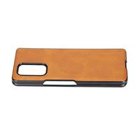 SIXRUN Housse en Cuir pour Smartphone Mix Fold, ABS (Brown) | Accès aux découpes précises, protection contre les chutes d\'angle, cuir doux au toucher, profil de poche fin, transport
