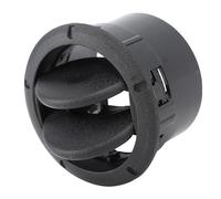 SIXRUN Interior Dash Air Vent Cover, Enhance Ventilation Even Airflow for Duster 2010-2017 Logan Sandero B 8200212480 Couverture de Ventilation du Tableau de Bord Intérieur, (BLACK)