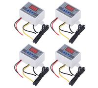 SIXRUN Interrupteur de Contrôleur de Température à LED Numérique pour Le Refroidissement du Chauffage 4pcs 120W 12V pour Les Systèmes de Climatisation