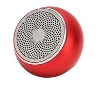 SIXRUN IP67 Enceinte Bluetooth Portable, 400mAh Alliage D'Aluminium (Rouge) | Connectivité sans fil V5.0, micro intégré pour les appels, portée de 30 pieds, autonomie de 2 à 3 heures, vélo de douche