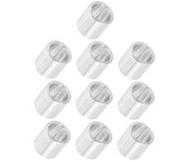 SIXRUN Joint en Alliage d'Aluminium Entretoise Ronde en Aluminium anodisé 6 Mm ID 8 Mm OD pour Assemblage d'arbre de 6 Espacement des Boulons Alignement des Composants Support Structurel pour (8