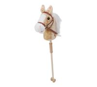 SIXRUN Jouet Cheval Bâton en Peluche, Cheval Bâton avec Effet Sonore éducatif Doux pour les Tout-petits, Amusant en Intérieur et en Extérieur (YELLOW)
