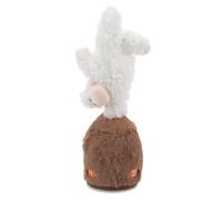 SIXRUN Jouet en Peluche de Danse Musicale, Jouet électrique de Mouton Dansant de Rue Mignon pour Enfants, Amusant, Doux et Confortable à (White)