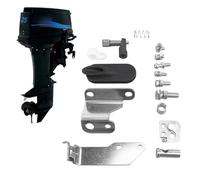 SIXRUN Kit de Montage de Télécommande pour Moteur Hors-Bord Mariner 2 Temps, Acier Inoxydable et Nylon, 19 Pièces, Contrôle Précis de l'Accélérateur