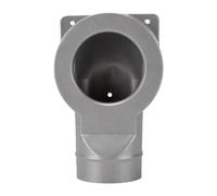 SIXRUN Kit de Raccord de Conduit de Sécheuse, Coude à 180 Degrés en Alliage | Alliage D’aluminium Résistant à la Chaleur, Joint en Silicone Empêche les Fuites D’air, Raccord Rapide pour un Nettoyage