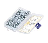 SIXRUN Kit de Réglage D'assortiment à Vis D'auto-forage à la Rouille avec 110pcs M4.2 6 Tailles HEX HEXHER HEAD POUR CONNECT