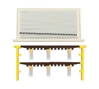 SIXRUN Kit D'élevage de Reines D'abeilles avec Couvercle de Protection pour | Construction en Plastique, pour la Culture des Reines du Début du Printemps à la Fin de L'automne, Compatible avec