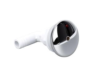 SIXRUN L Shaped Bathtub Air Jet Nozzle, 4 Pack PVC Stainless Steel | Buse de remplacement pour piscine de spa d\'hydrothérapie, entrée de 0,43 pouces, rénovation sans outil, finition lisse