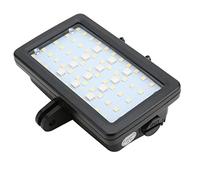 SIXRUN Lampe de Plongée étanche SL-20 RVB, Matériau ABS, luminosité 5000 Lux, 8 Modes d'éclairage, Compatible avec la Caméra d'action Hero 9