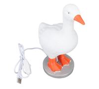 SIXRUN Lampe LED en Forme D'œuf de Canard, en Résine Créative, Lampe de Table en Forme D'oie, Veilleuse de Décoration pour la Maison, pour Chambre à Coucher et étude