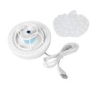 SIXRUN Lave-Vaisselle Portable Mini Ultrasonique USB, Machine à Laver la Vaisselle de Comptoir avec Pulvérisation D'eau à Haute Pression pour le Nettoyage D'évier de Cuisine Domestique (BLUE)