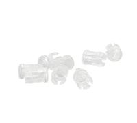 SIXRUN LED Light émettrice de Diode Capure Transparente Cap 3 Mm Structure Stable et Durée de Vie Longue pour les Lampes de Diode émettant de la Lumière 100pcs Blancs