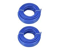 SIXRUN Ligne de -Bordure Ronde en Nylon de 4 Mm, Accessoires Efficaces pour Tondeuse à Gazon pour, Réduction du Bruit pour Un Meilleur Environnement de Travail, 2 Pièces, Ligne de -Bordure Bleue