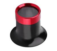 SIXRUN Loupe Oculaire 10X en Alliage d'aluminium pour Réparation de Montres, Double Boucle de Bijoux de Lunettes avec Une clarté de Grossissement élevée, Conception LéGère de 20 G pour Horlogers et